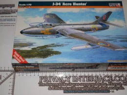 J 34 Acro Hunter Swedish Hawker Hunter
