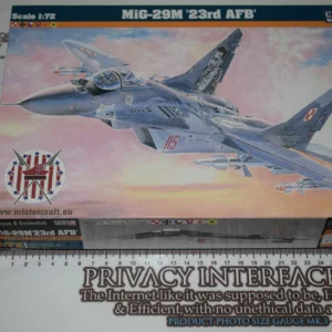 Mig 29a MisterCraft Model kit