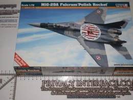 Mig 29a Polish Rocket model kit 1 72