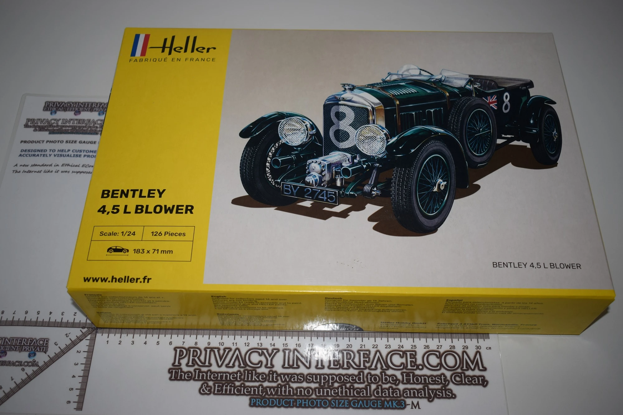 Heller Bentlet 4 5 L Blower 1 24 Model Kit