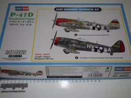 Hobbyboss P-47D Thunderbolt USAAF WW2 fighter bomber model kit