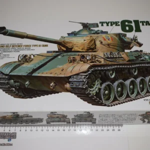 Type 61 Tank Model Kit Tamiya