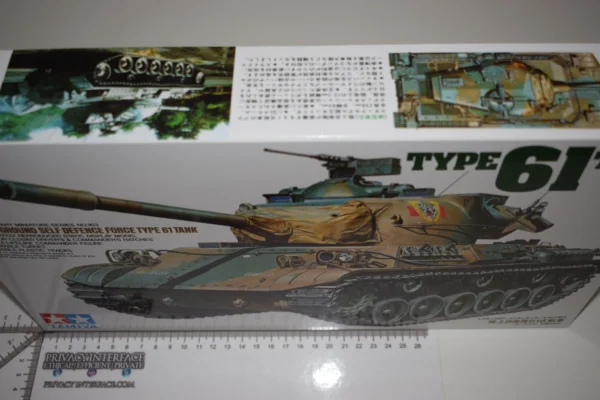 Type 61 Tank Model Kit Tamiya Japanese