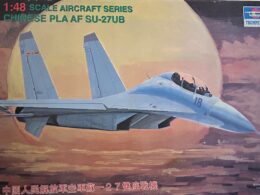 Trumpeter - 1:48 scale aircraft series, Chinese PLA AF SU-27UB 1:48