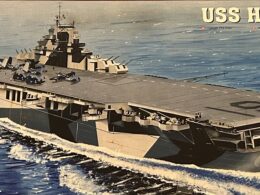 Trumpeter - USS Hancock CV-19 Aircraft Carrier Model Kit 1:350