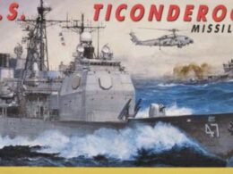 Italeri - USS Ticonderoga Destroyer Model Kit 1:350