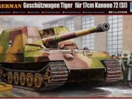 Trumpeter - German Geschutzwagen Tiger 17cm 1:35