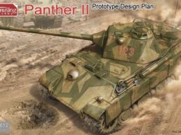 Amusing Hobby - Panther II Tank 1:35 scale model kit
