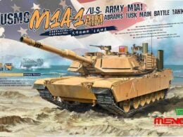 Meng 1:35 USMC M1A1 Abrams TUSK Main Battle Tank Model Kit