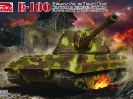 Amusing Hobby 1/35 E-100 German Super Heavy Tank Krupp Turret