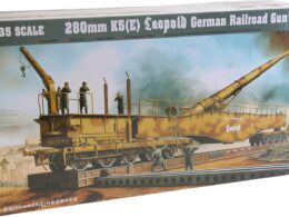 Trumpeter 1/35 German Railway Gun K5(E) Leopold Model Kit